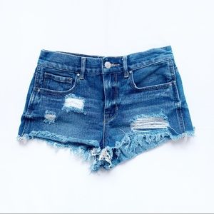 Pacsun Bullhead Ripped Jean Shorts